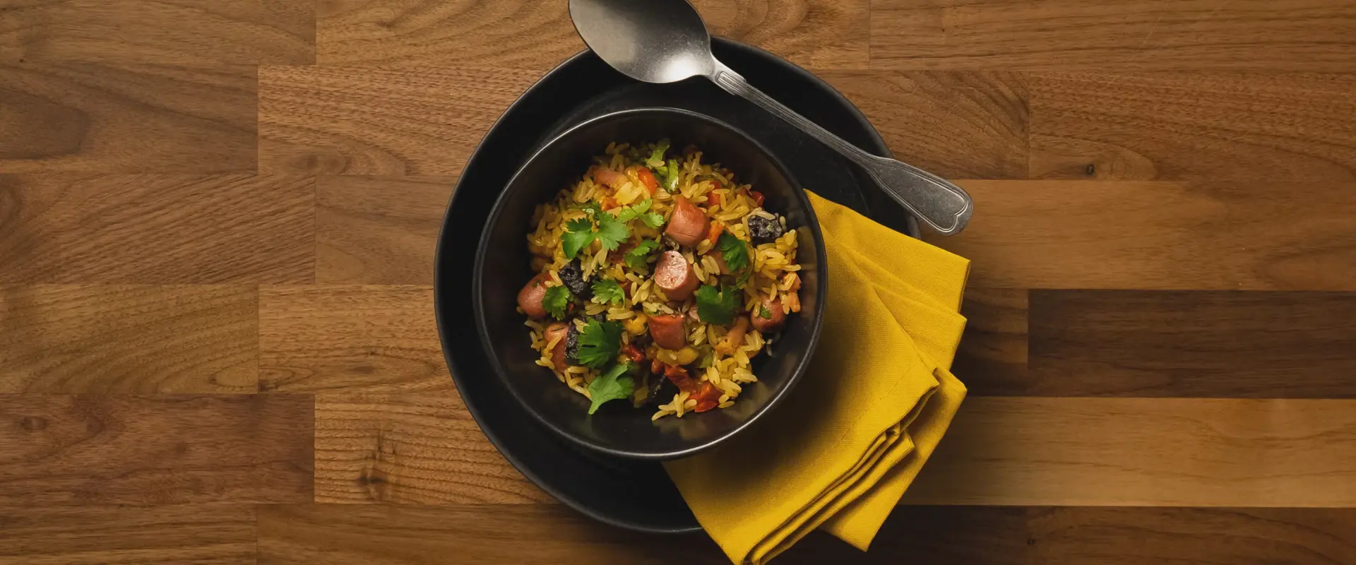 Arroz frito con salchichas Tulip