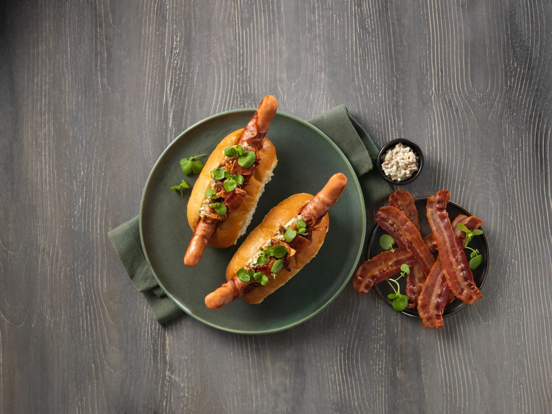 Bacon hotdoggen