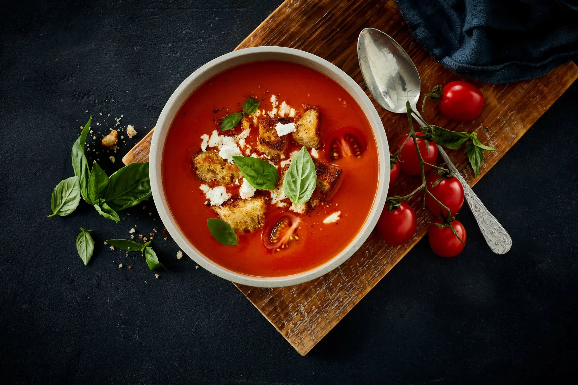 Tomatsuppe med feta