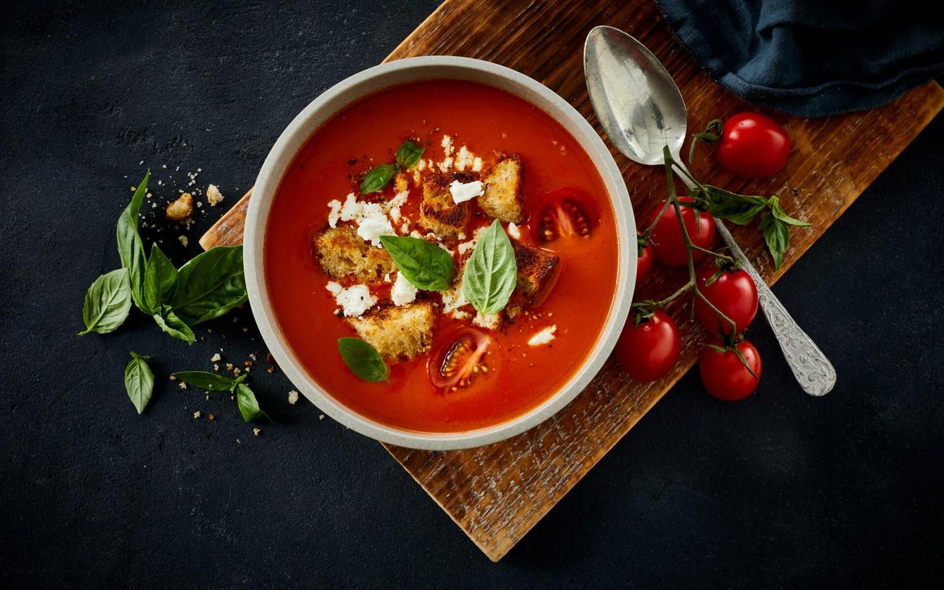 Tomatsuppe med feta