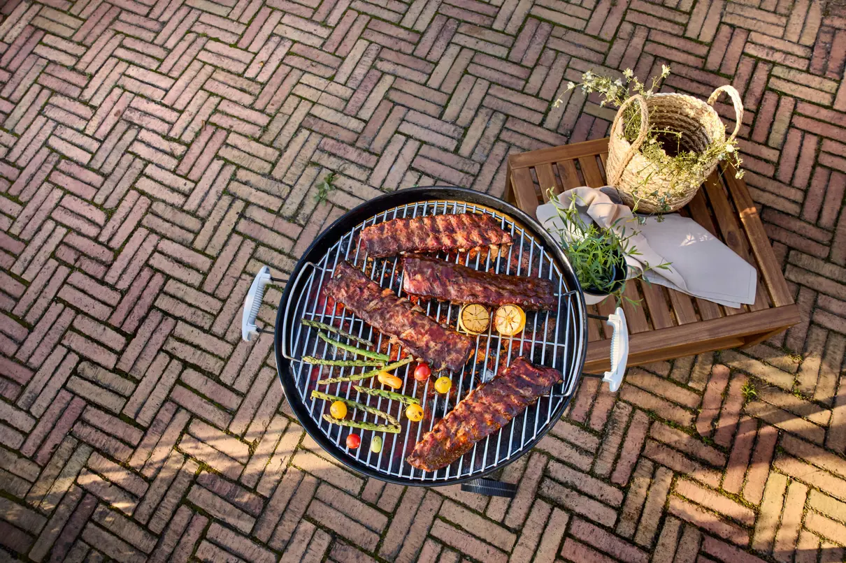 Spareribs på grill