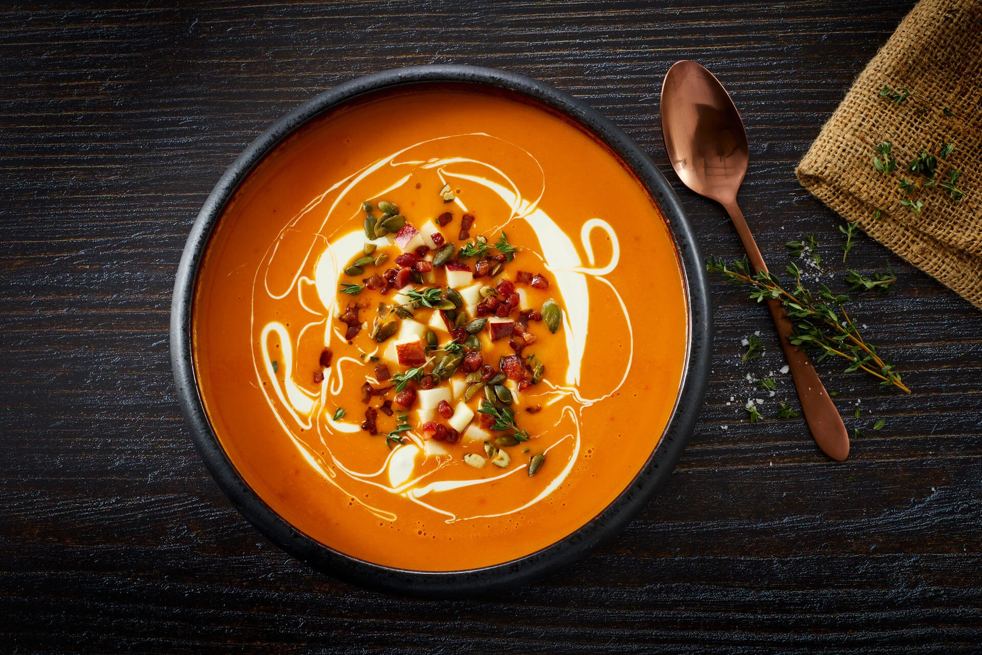 Græskarsuppe fra Mou