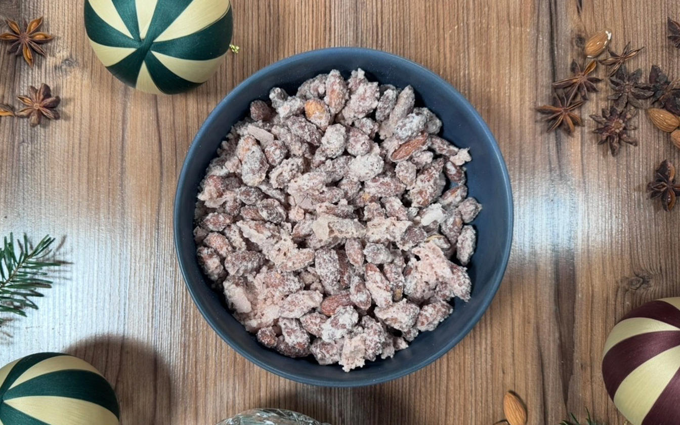 Brændte mandler i airfryer