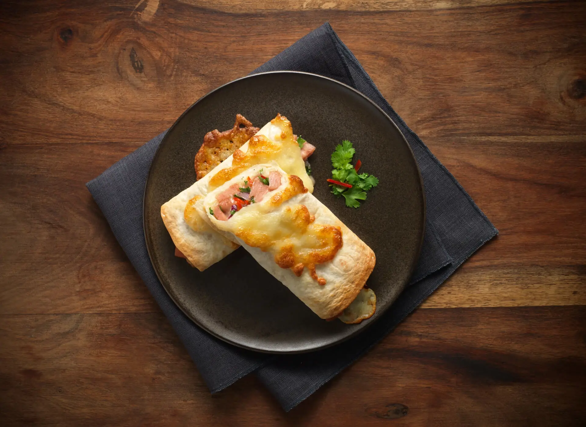 Enchilada with Pork Luncheon Meat