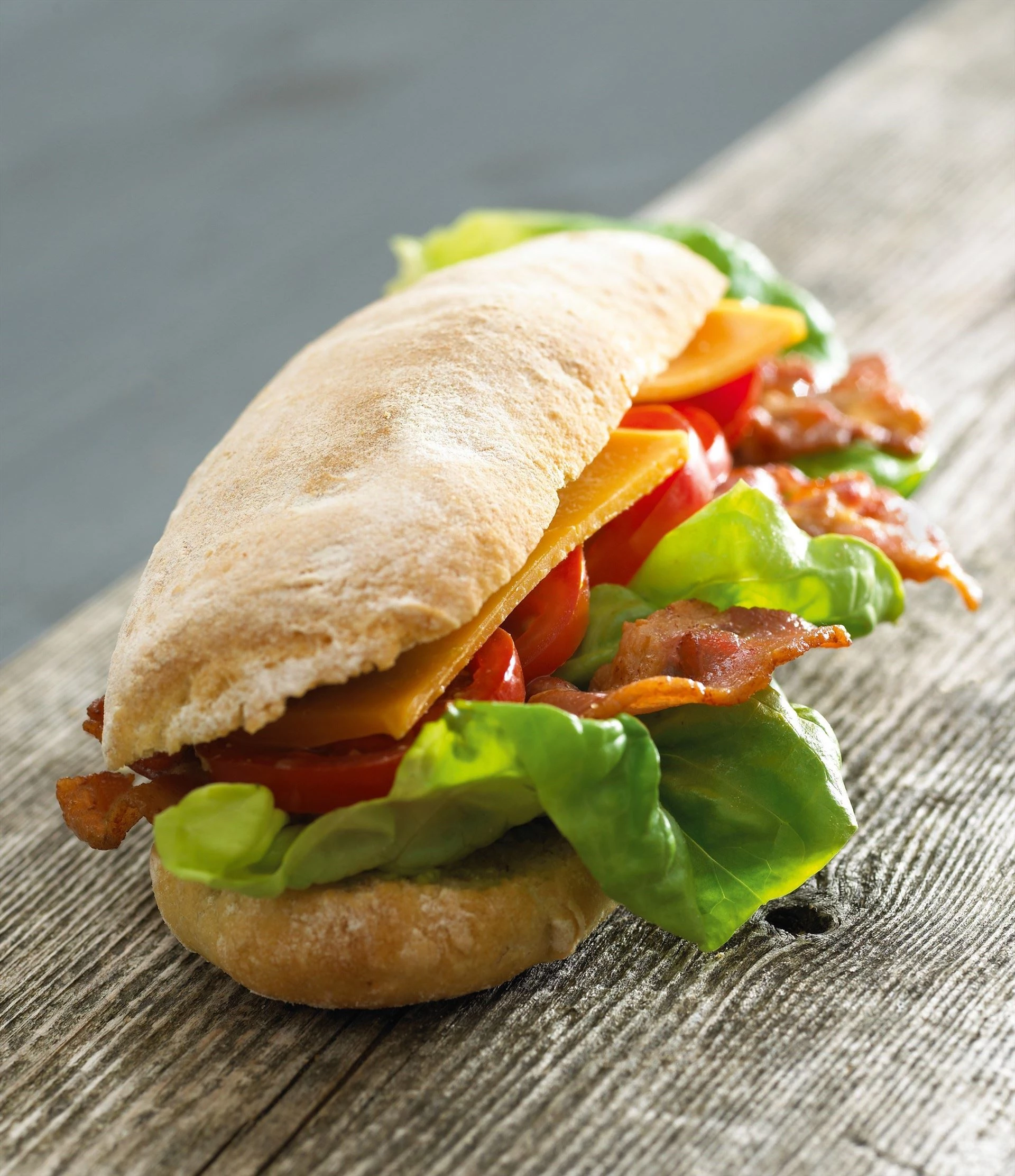 Durum sandwich med bacon