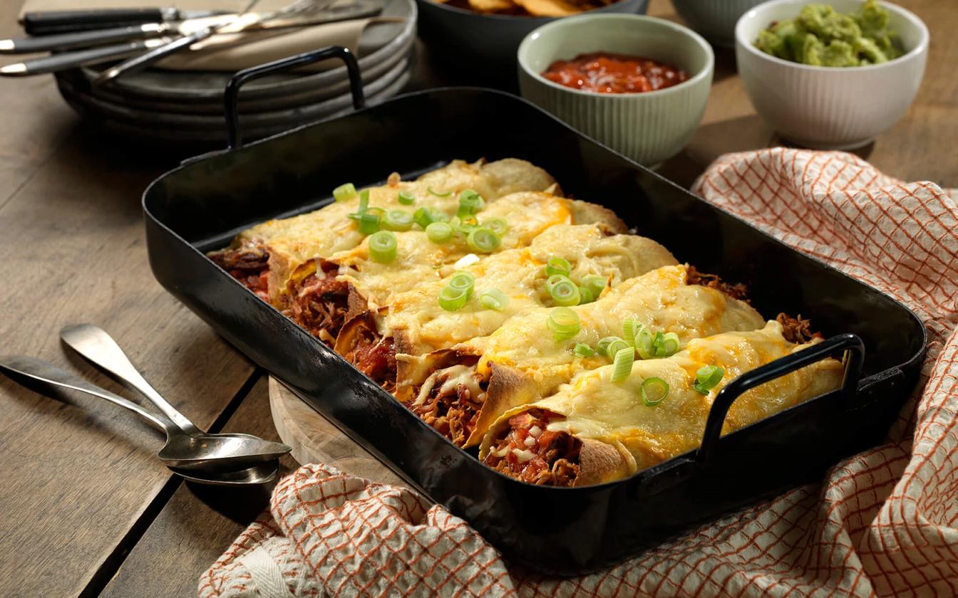 Enchilada med Tulip Pulled Pork