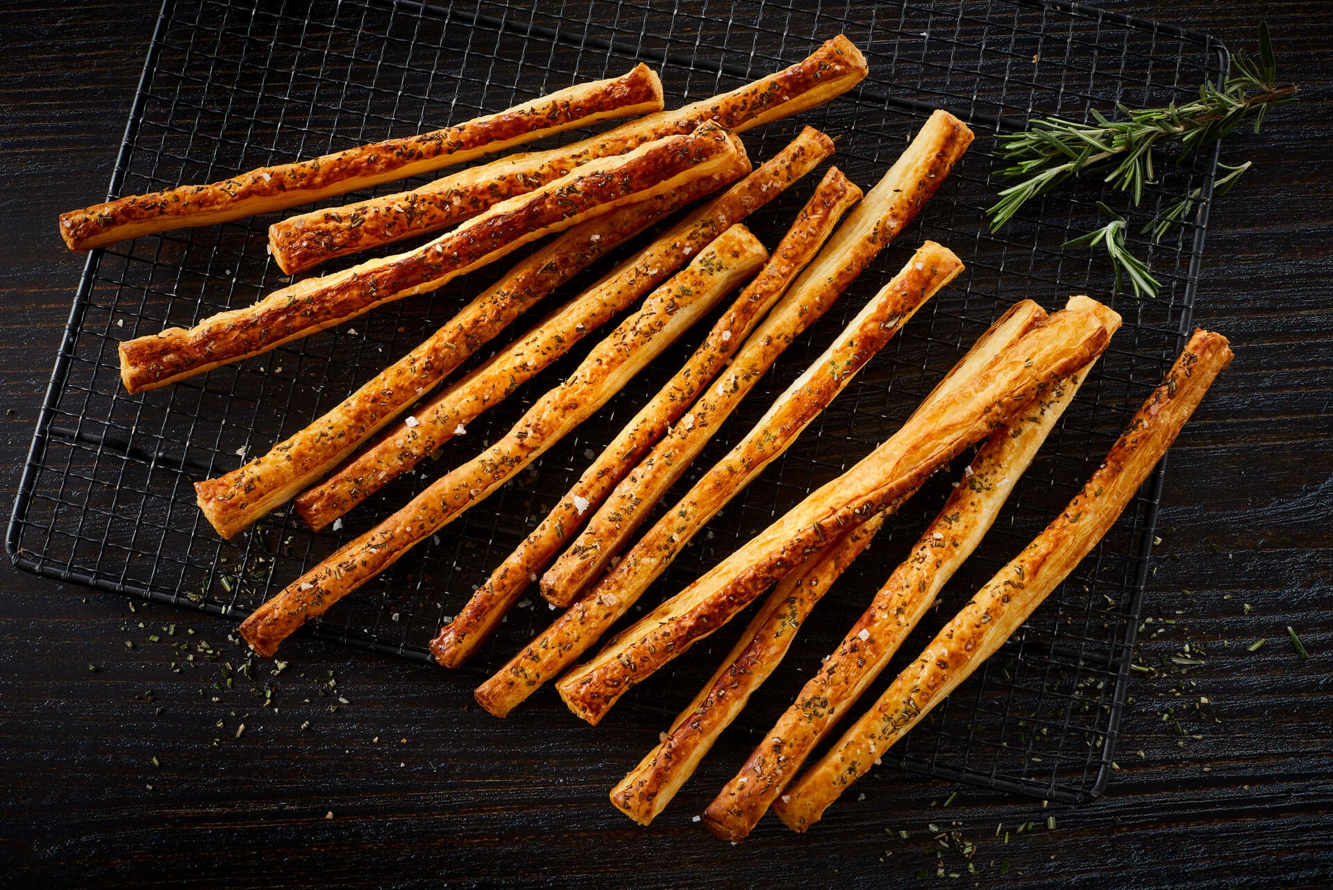 Butterdejsstænger med krydderier