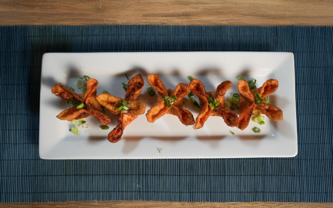 Rangoons rellenos de mezclita