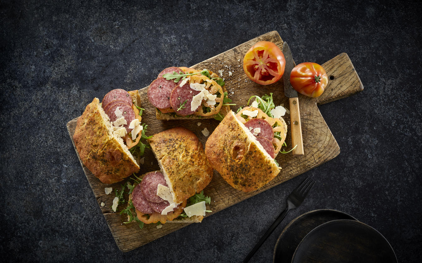 Focaccia sandwich