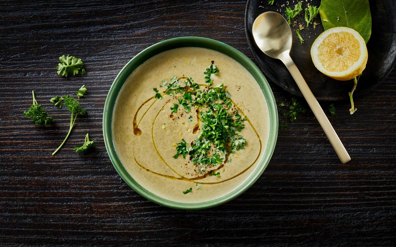 Cremet madspildssuppe