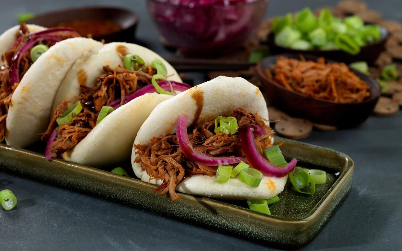 Steam buns Asiatisk style