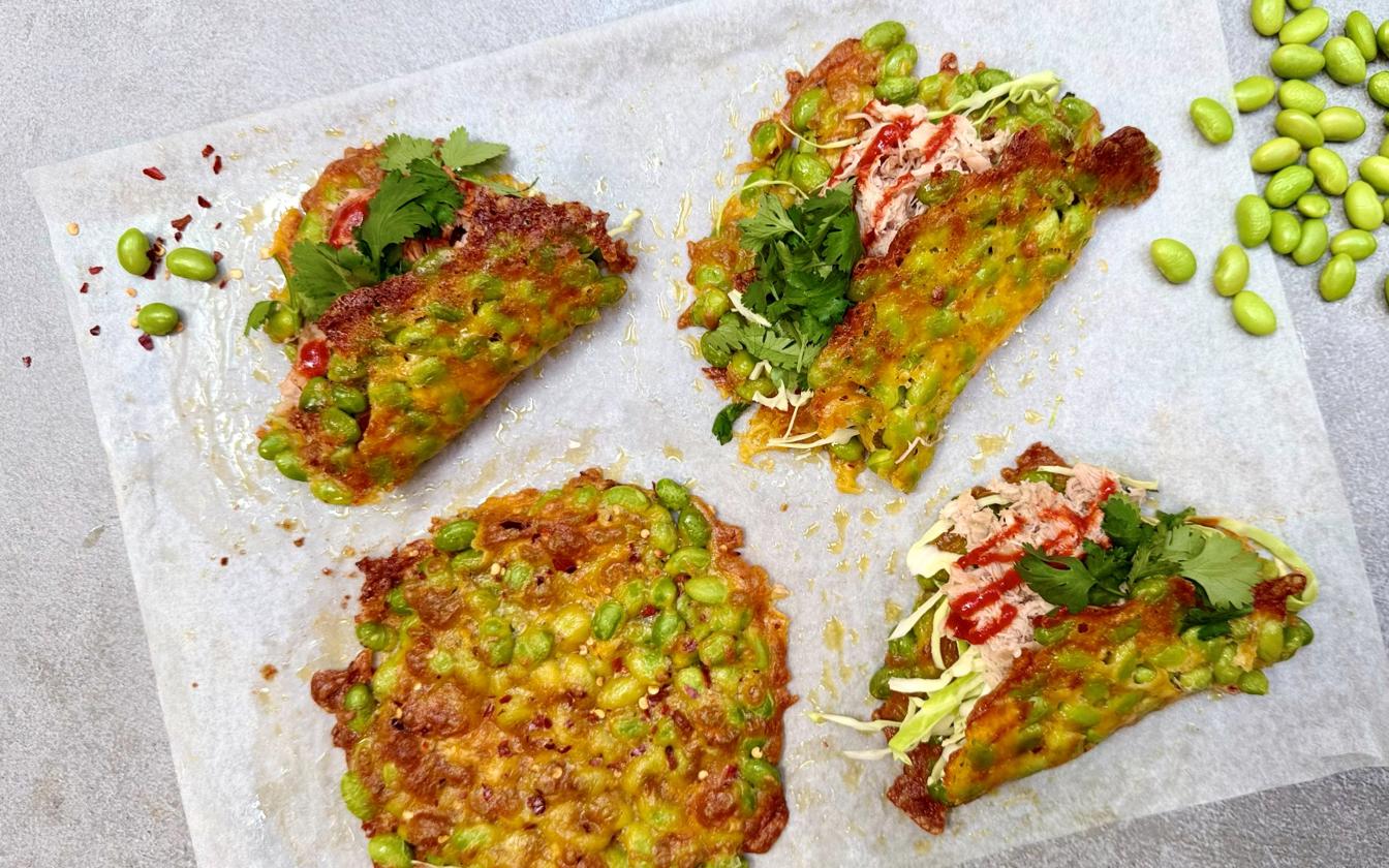 Edamame tacos