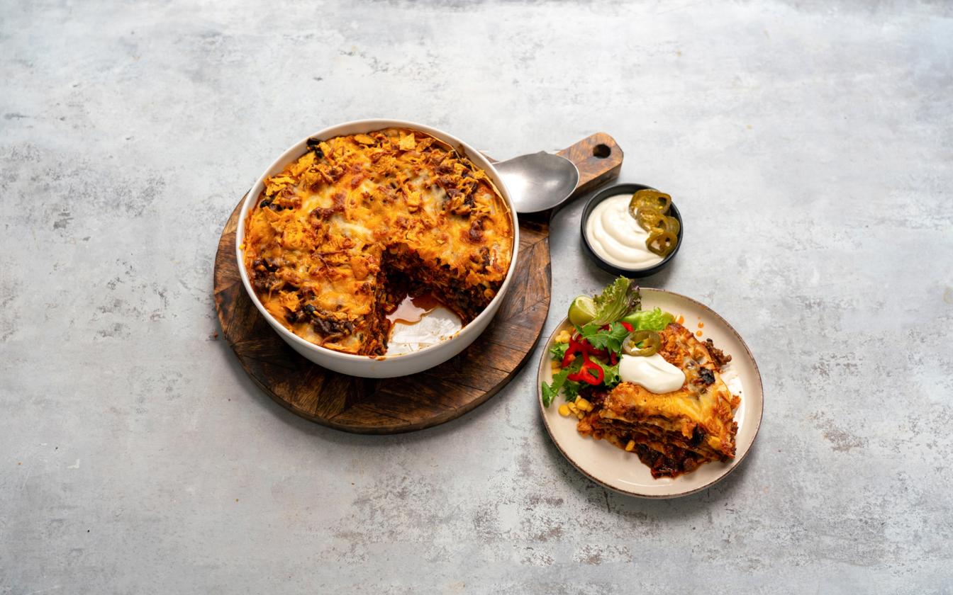 Mexicansk inspireret lasagne