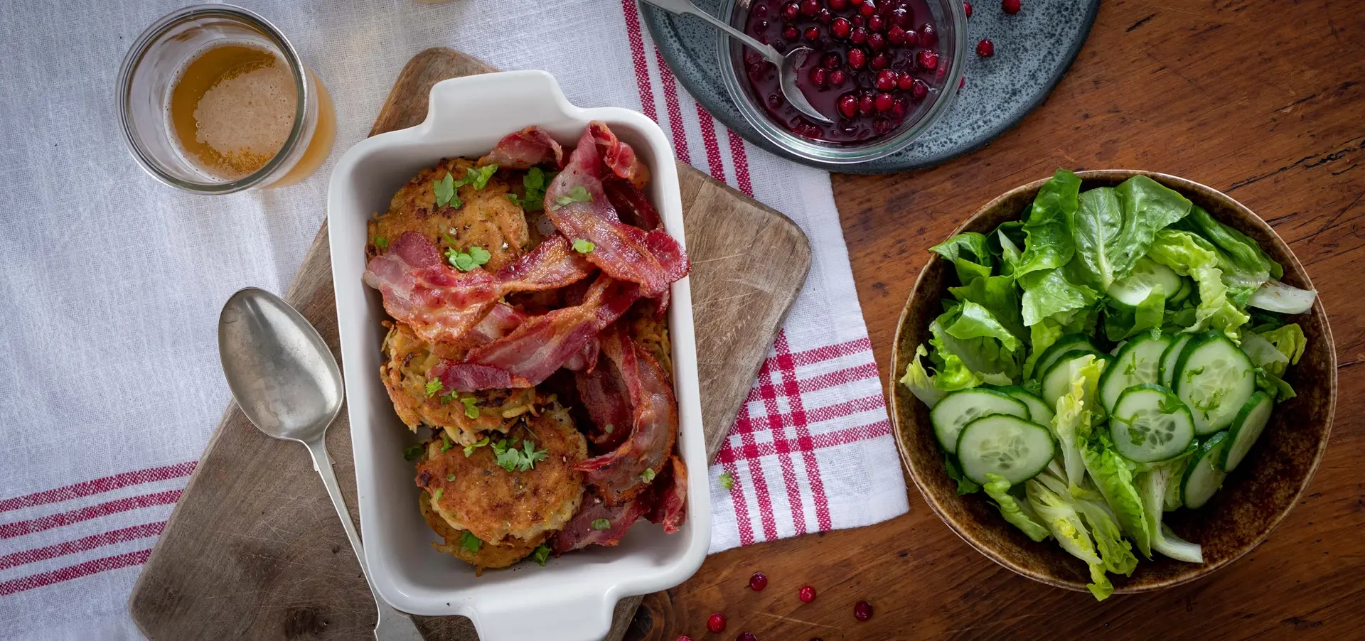 Potatisbullar med bacon