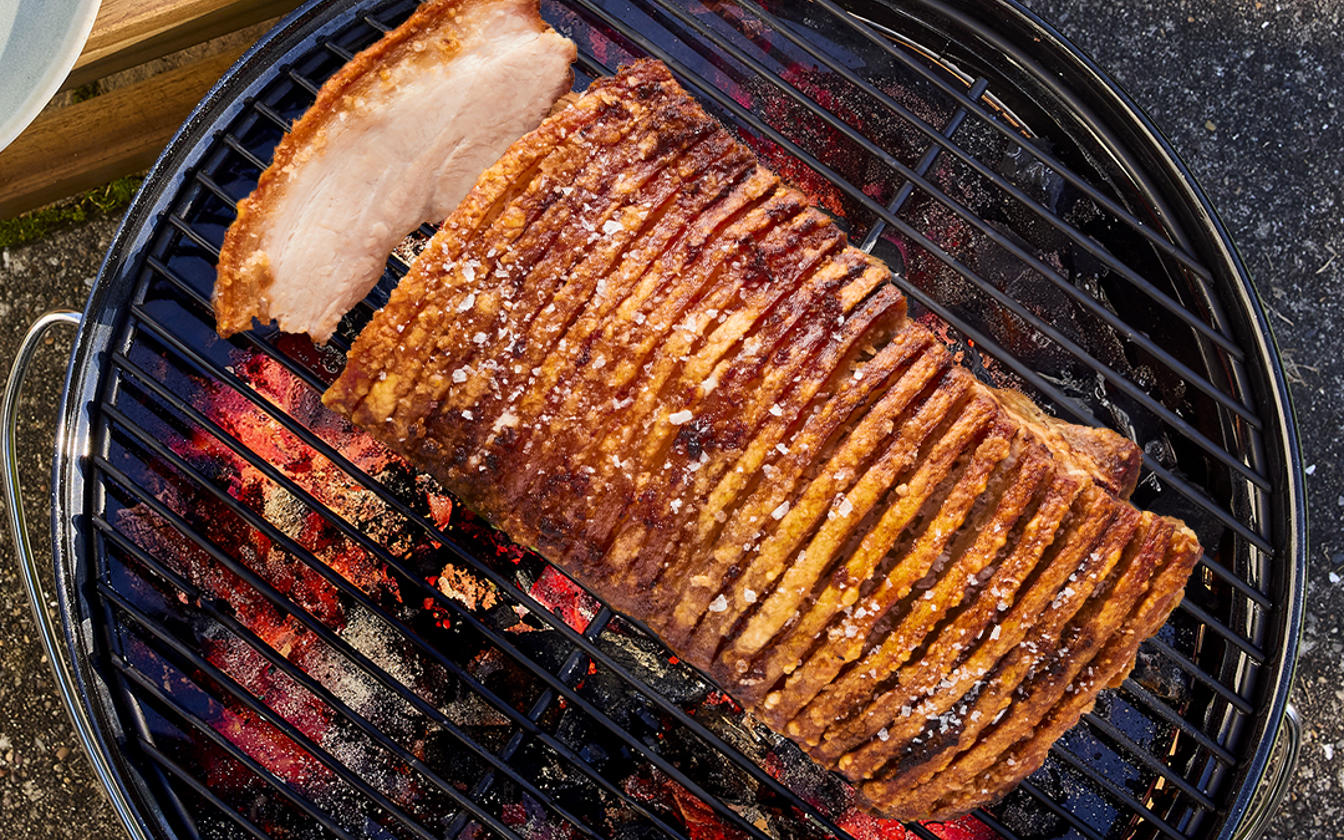 Ribbenssteg på grill
