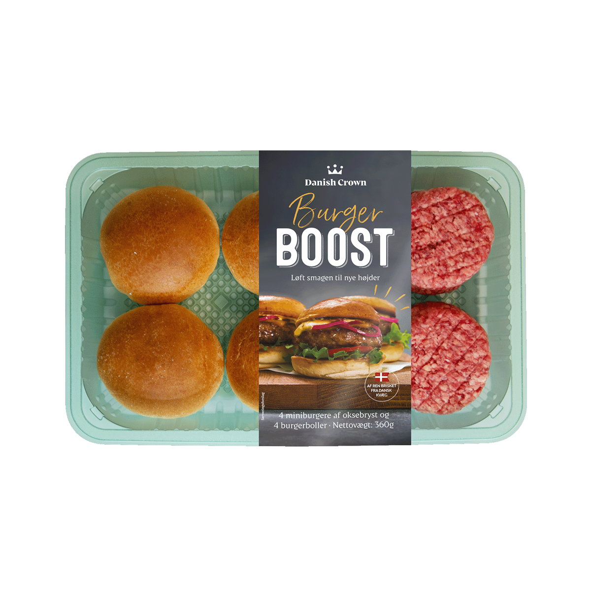 Burger BOOST sliders af dansk kød - Danish Crown