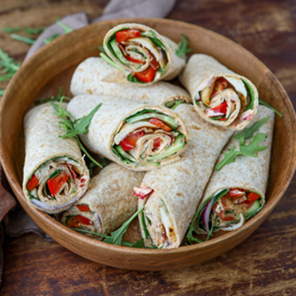 Wraps Rekött Wraps med kylling, bacon og chili-hvidløgsmayo - Danish Crown