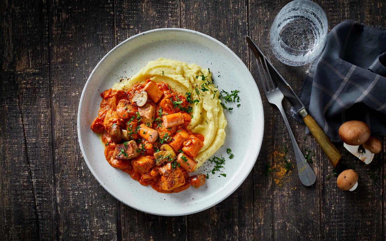 Vikingegryde med wienerpølse