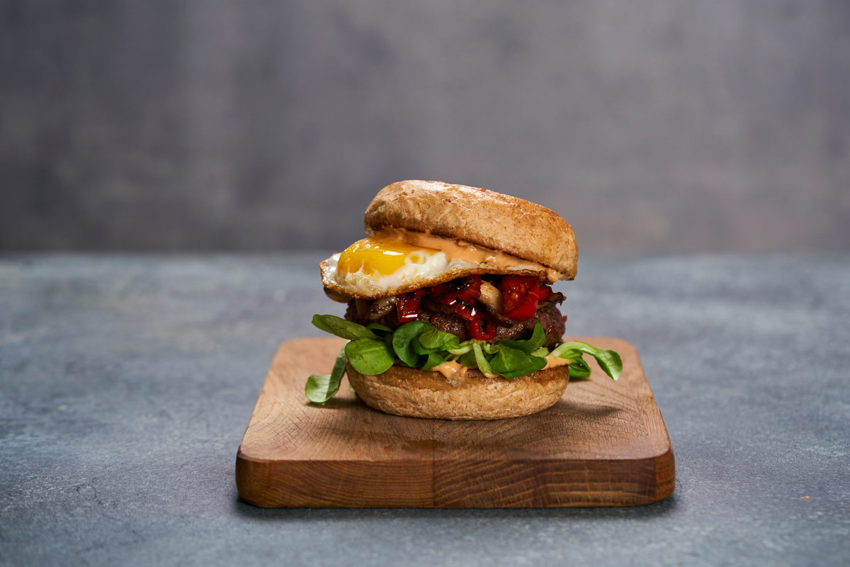 Burger med Skyrdressing - Danish Crown