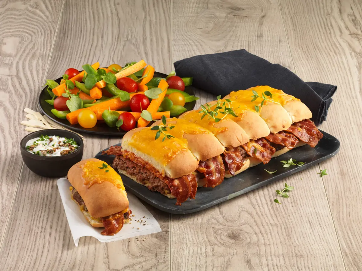 Bacon and cheese burger - Danish Crown
