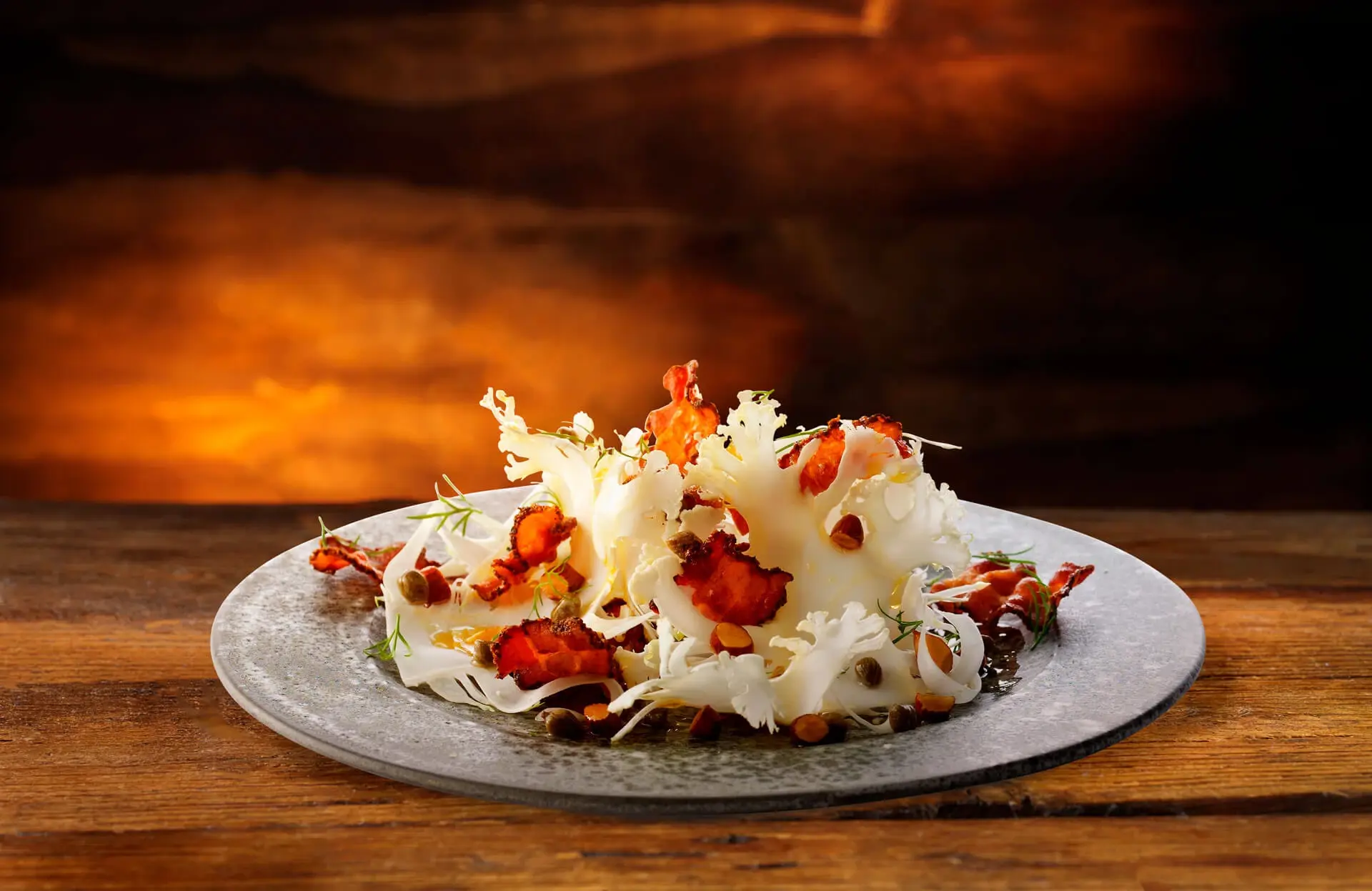 Rohkostsalat aus Blumenkohl