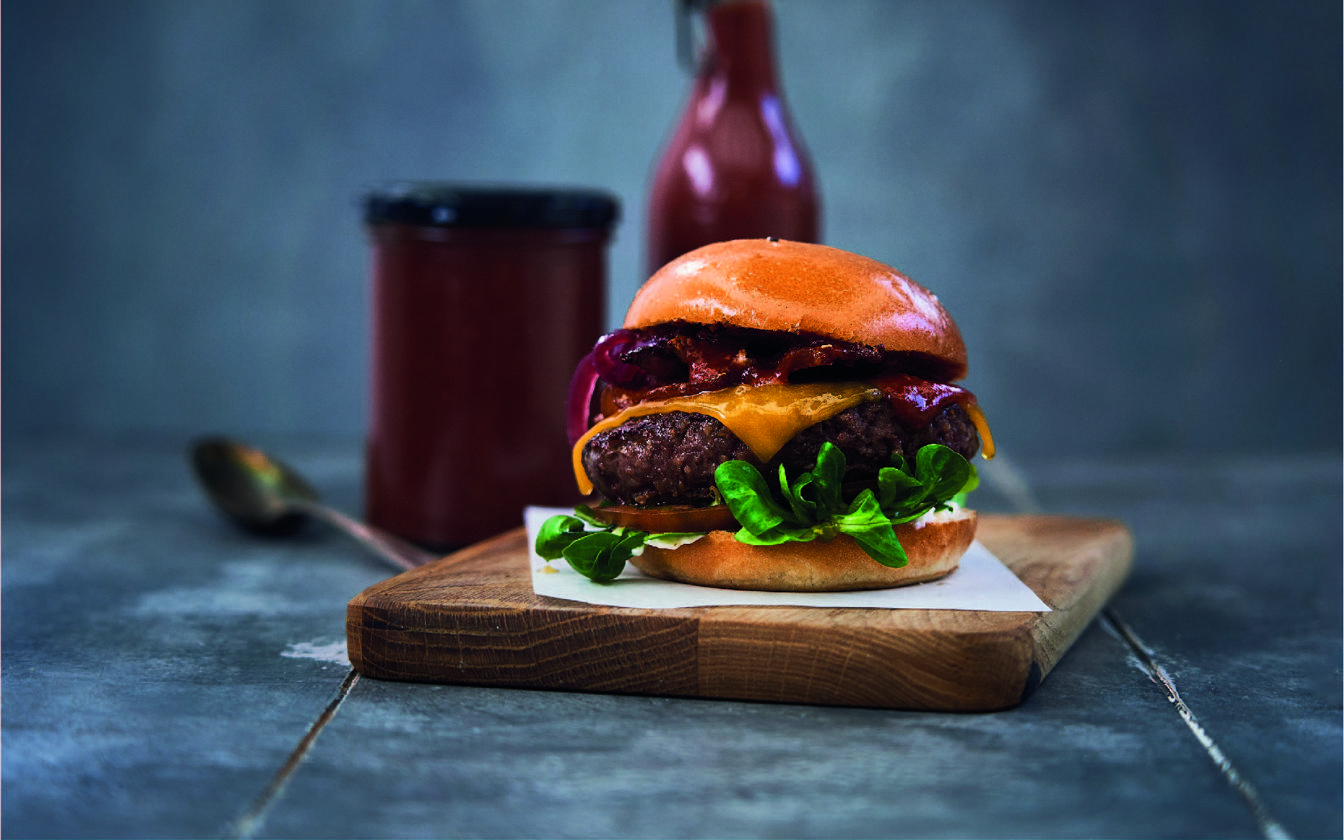 Hjemmelavet burger