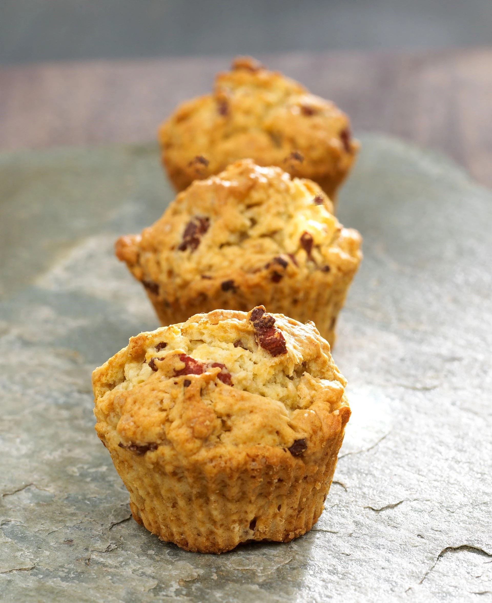 Mandelmuffins med bacon