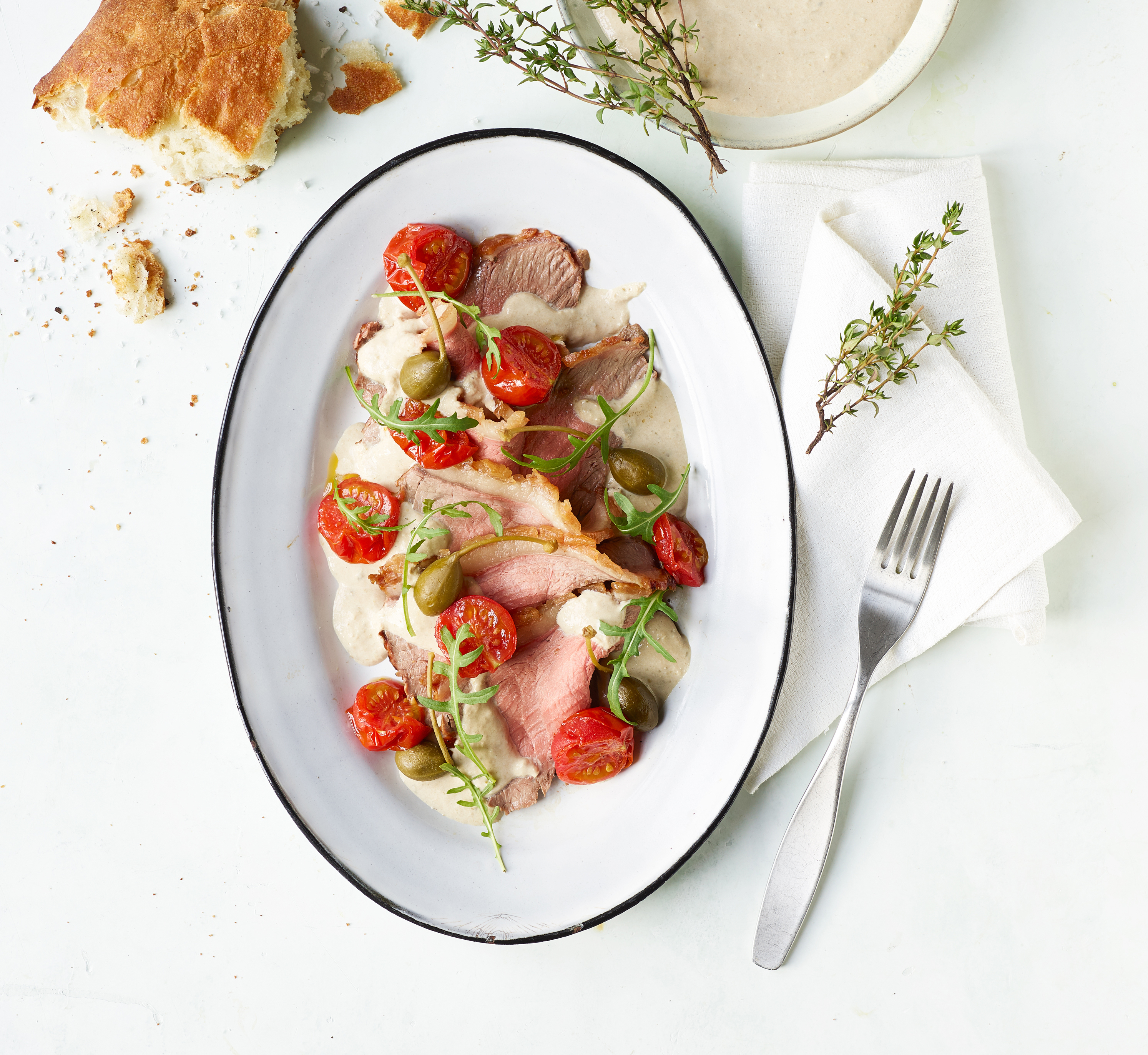 Grillet culotte ala vitello tonnato