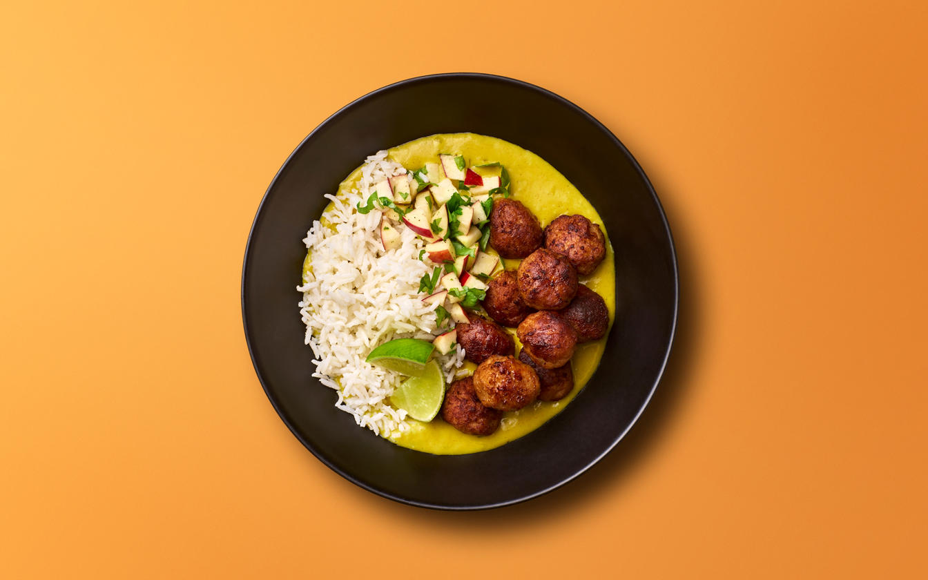 Meatballs med kokoskarry