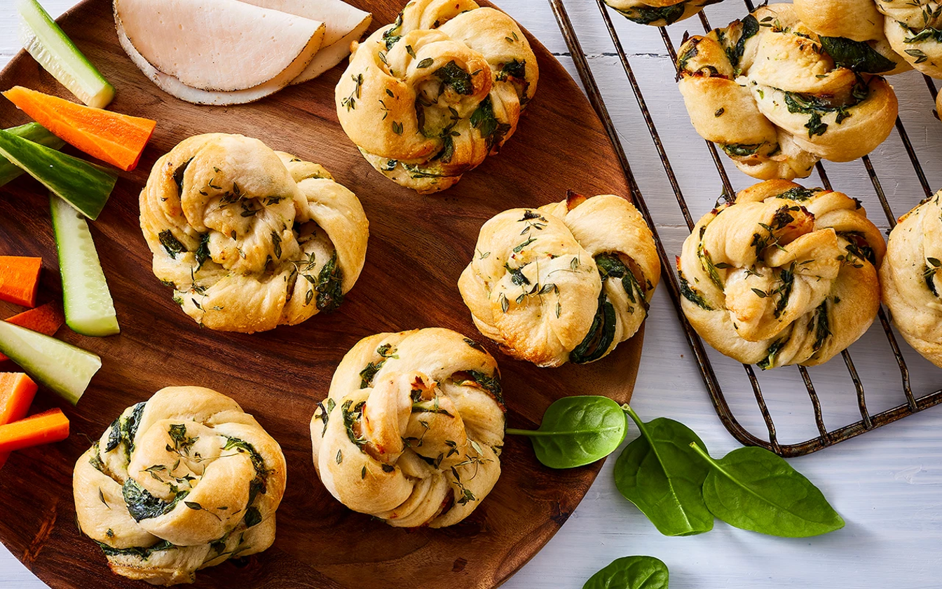 Kyllingesnurrer med spinat, ricotta og kyllingebryst