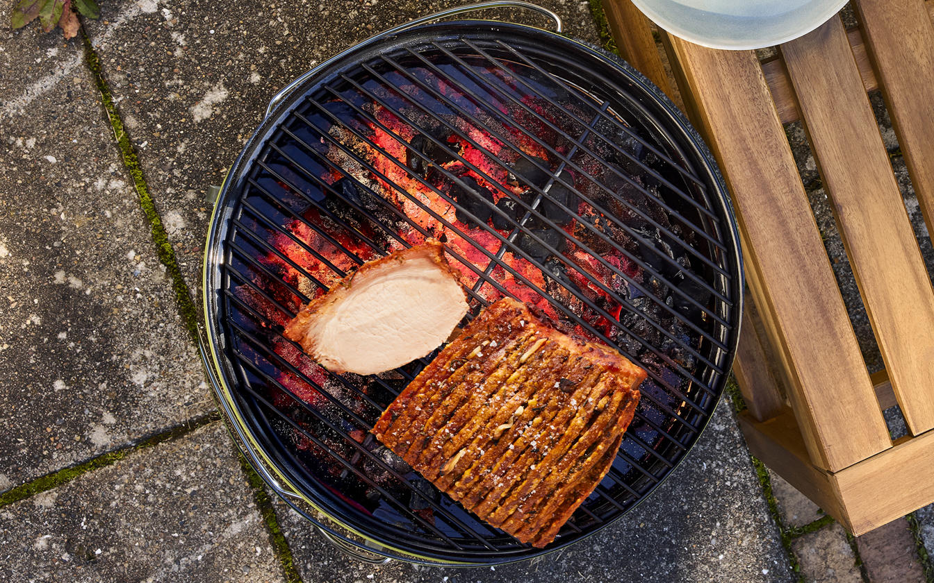 Flæskesteg på grill