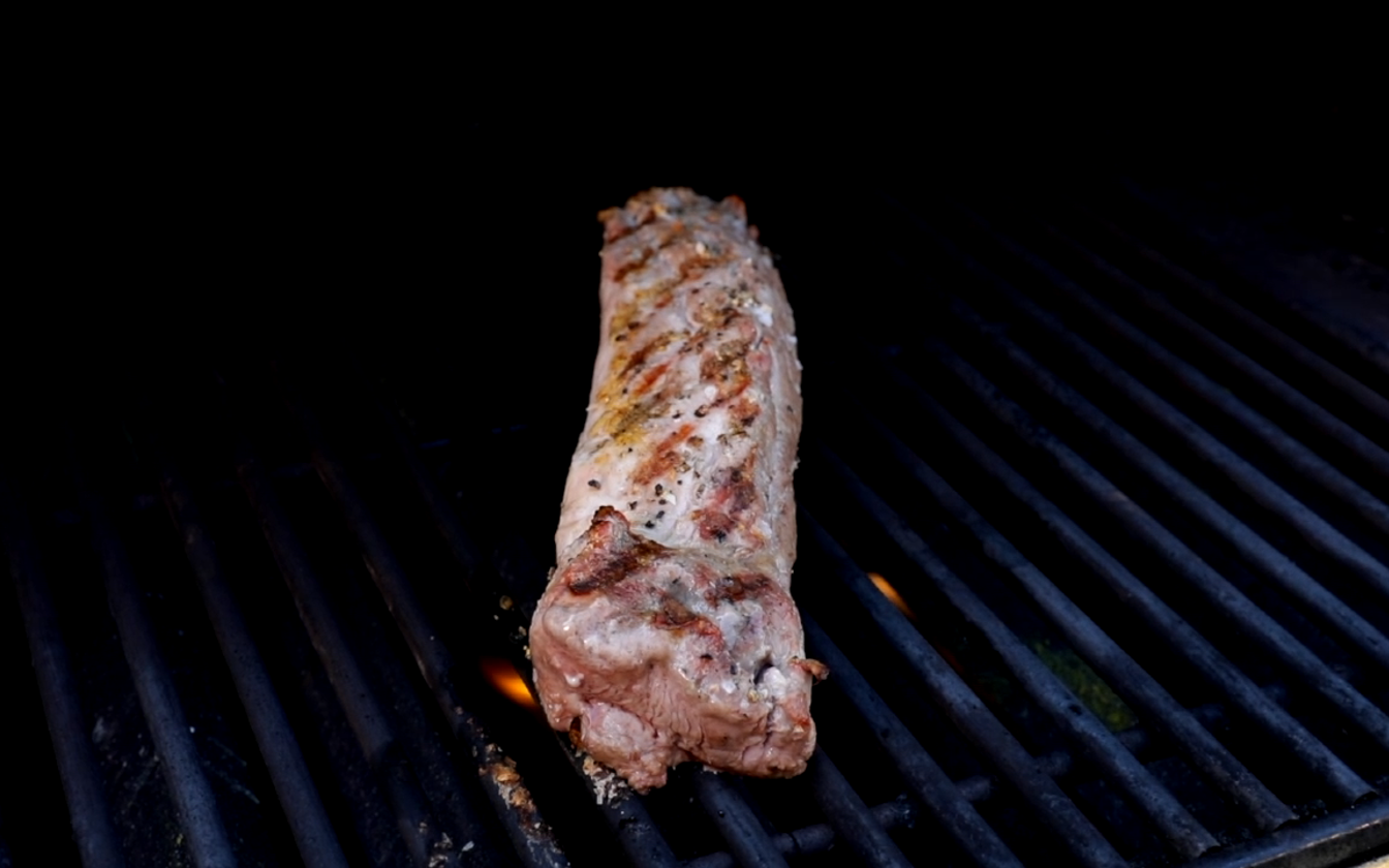 Grillet mørbrad af gris