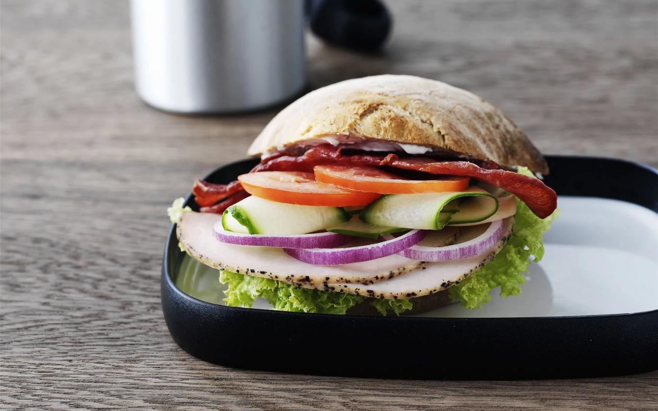 Kylling-bacon sandwich