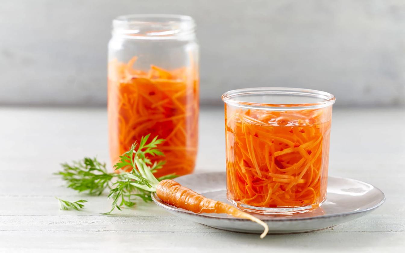 Syltede gulerødder